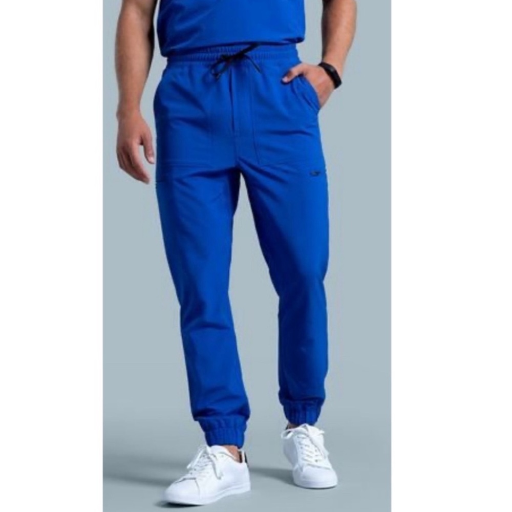 Jaanuu Scrubs Jogger Pants in Ryla Blue Men's